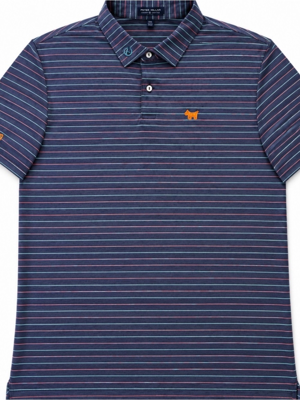 SCOTTY CAMERON GALLERY Circle T Crown Crafted Scotty Dog Striped Golf Polo XXL